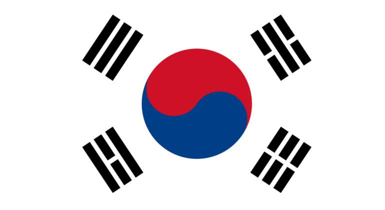 La bandera coreana se llama "Taegeukgi"